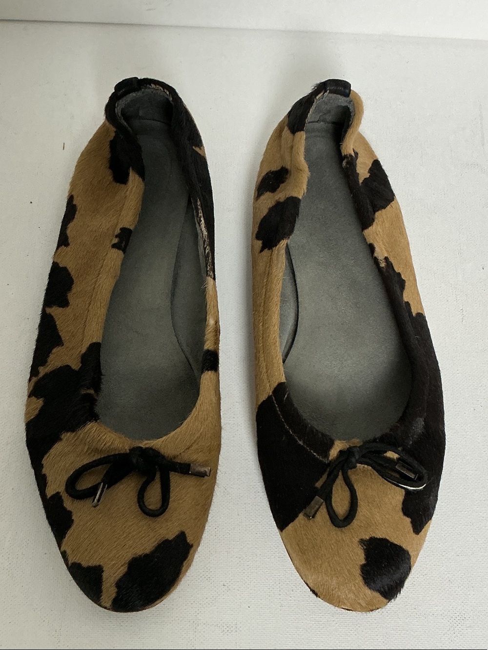 Stuart Weitzman  Leopard-print Calf Hair Ballet Flats